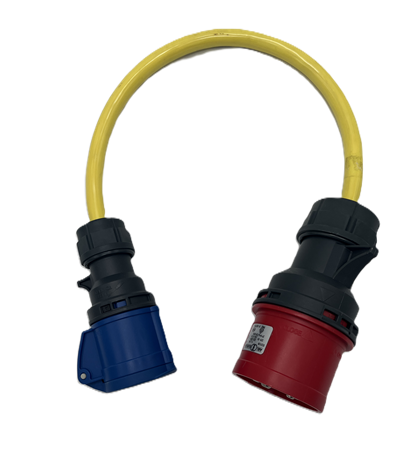 Adapter 32A 3-fas till 16A 1-fas Ratio